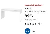 Ikea Schreibtisch Micke West - Schwanheim Vorschau