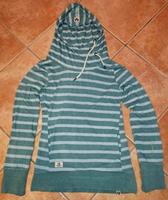 Ragwear Kapuzenpullover blau gestreift Baumwolle vegan Niedersachsen - Holtland Vorschau