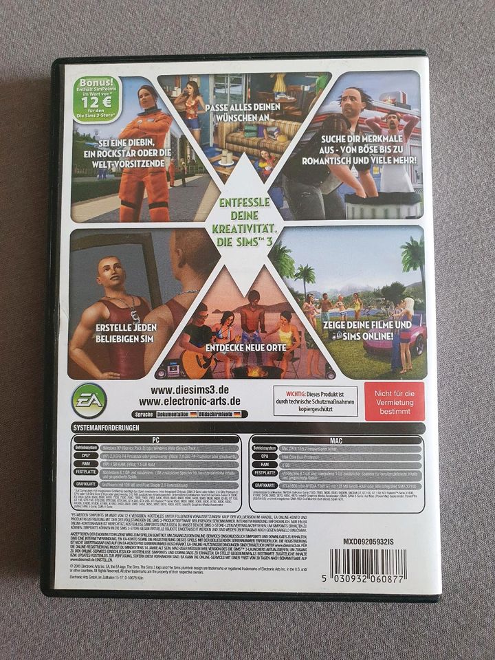 Die Sims3 PC DVD ROM in Kösching