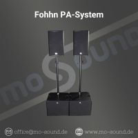 Fohhn PA System, Musikanlage zur MIETE ! Baden-Württemberg - Friedrichshafen Vorschau