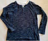 Langarmshirt Gr. 140/146, blau/weiß, neuwertig Bayern - Markt Bibart Vorschau