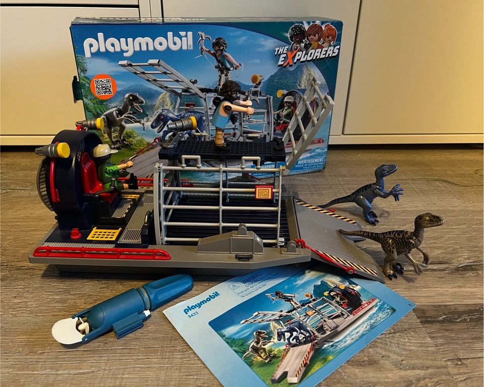 Playmobil-Set 9433 Propellerboot mit Käfig in Rheda-Wiedenbrück