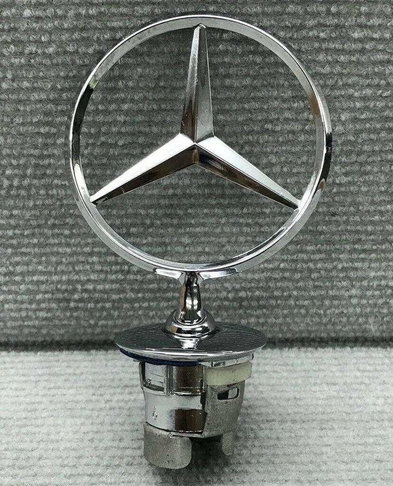 Stern Motorhauben-Emblem schwarz W203