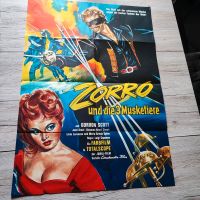 Zorro und die 3 Musketiere Kinoplakat original 60er Jahre Schleswig-Holstein - Hohenlockstedt Vorschau