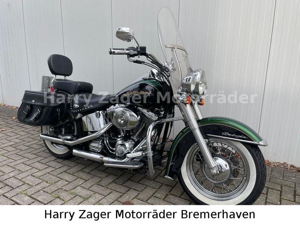 Harley-Davidson Softail Deluxe FLSTN Dragonfly green in Bremerhaven