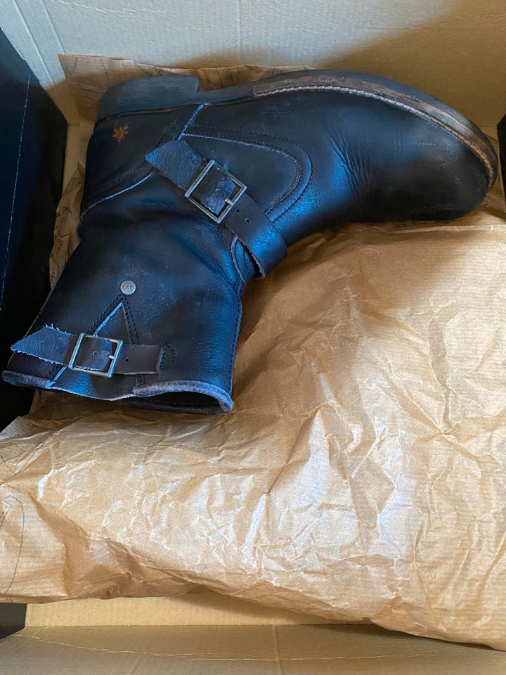 Art schwarze Stiefel Leder Boots Motart Leaves-Sinai 36 in Bad Dürkheim