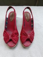Rote Keil Sandalen / Wedges von Hilfiger Berlin - Friedenau Vorschau