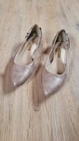 Ballerinas Schuhe beige glänzend Tamaris 37 Niedersachsen - Vienenburg Vorschau