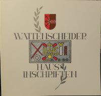 Peter Zimmermann Wattenscheider Hausinschriften Schleswig-Holstein - Ahrensburg Vorschau