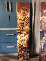 2 x African Style Bilder Fotos Leinwand Giraffe Elefant Köln - Porz Vorschau