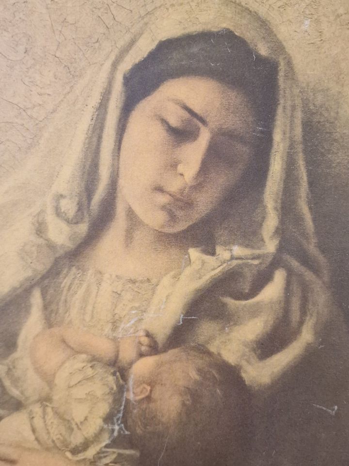 Ikone,Madonna mit Kind,Wandbild,Cipriano Cej, Ca. 57cm x 47cm in Recklinghausen