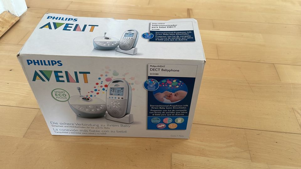 Babyphone Philips Avent SCD580 mit Sternenhimmelprojektor in Wetter (Ruhr)