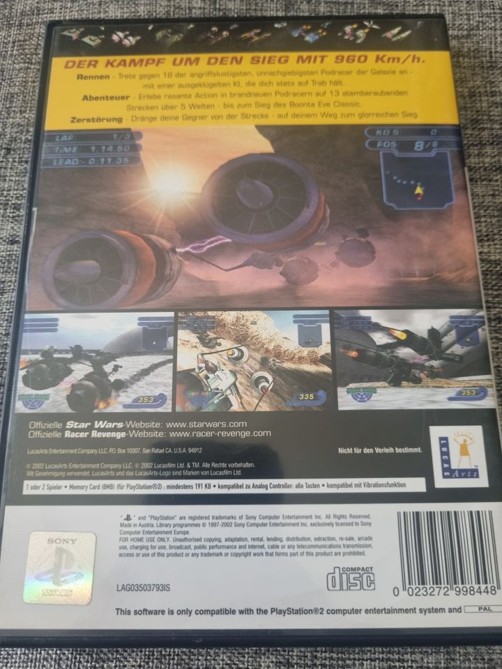 Sony Playstation 2 / Spiel / Star Wars Racer Revenge in Neumünster