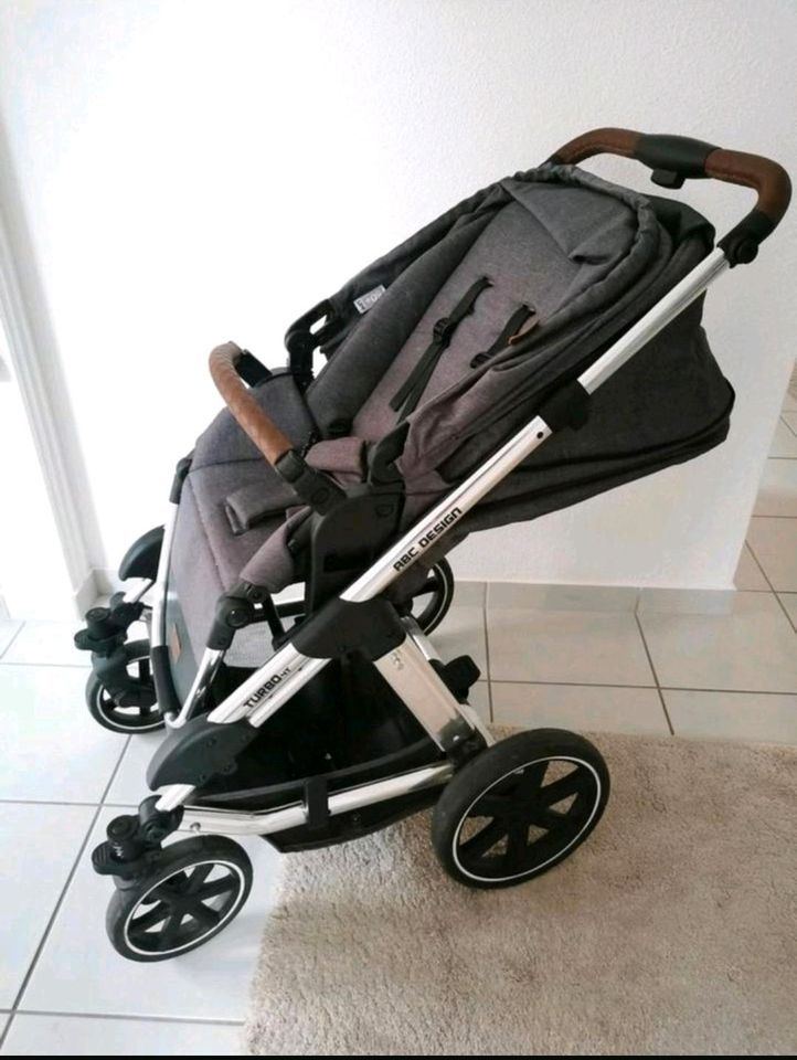 Kinderwagen Kombi Buggy Babyschale ABC Design turbo 4t in Marienhausen