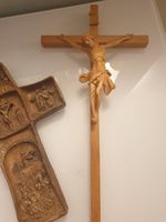 Holz Jesus Kreuz Wandschmuck Christen Leipzig - Lausen-Grünau Vorschau