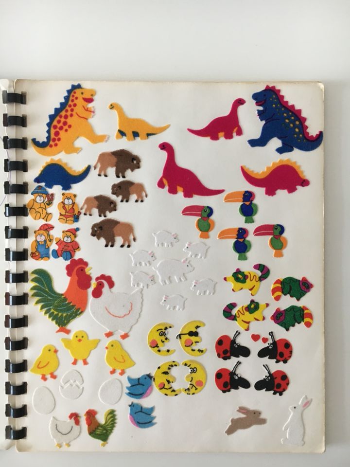 Sticker-Album 80er/90er Vintage Retro Sandylion Glitzer Prismatic in Bobingen