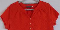 Tunikashirt Schlupfshirt C&A rot Strukturmuster M Bayern - Bamberg Vorschau