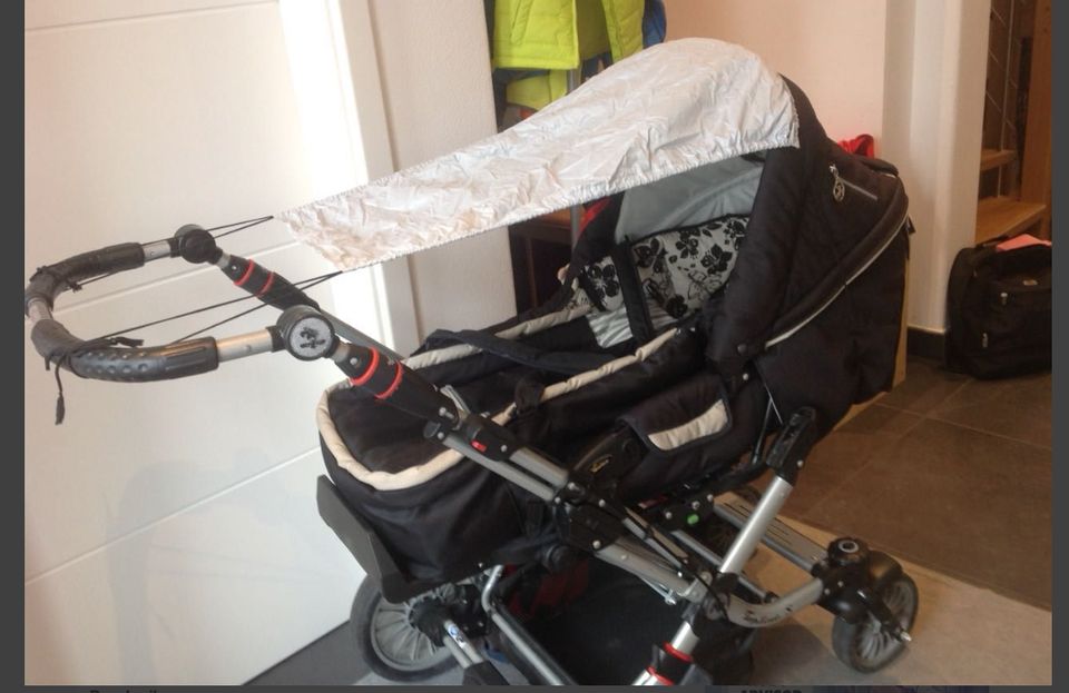 Kinderwagen, Hartan Topline S+, Softtragetasche, Sportkinderwagen in Albaching