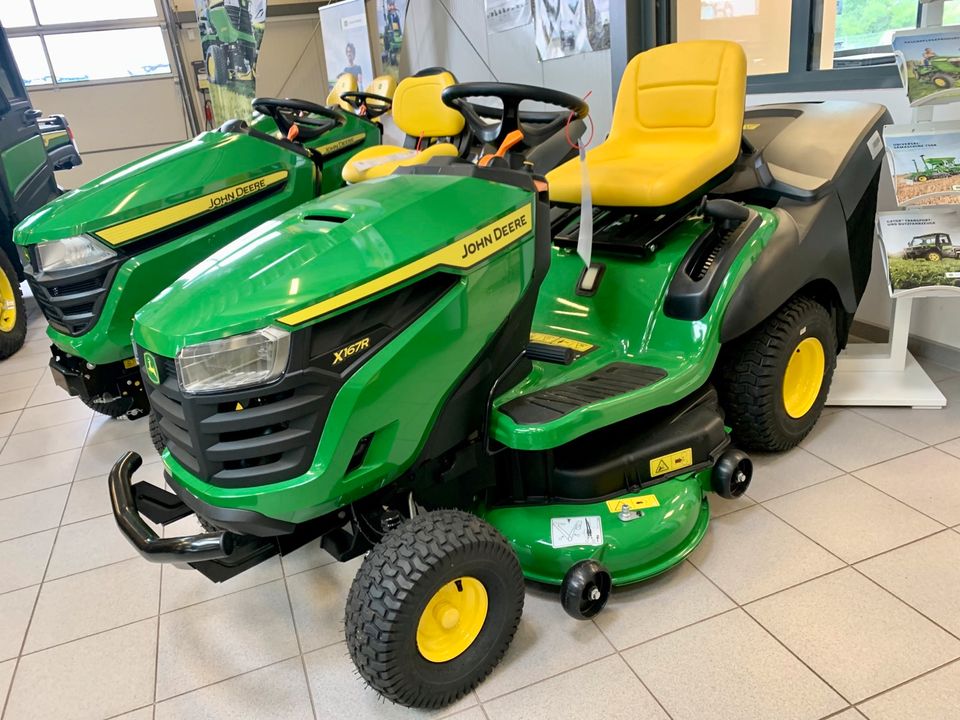 John Deere Rasentraktoren neu ⭐️⭐️⭐️ X107 X167R X370 X380 X590 in Worms