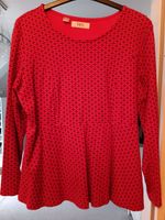 Shirt mit Schößchen, Gr. 40/42, rot-schwarz Berlin - Steglitz Vorschau