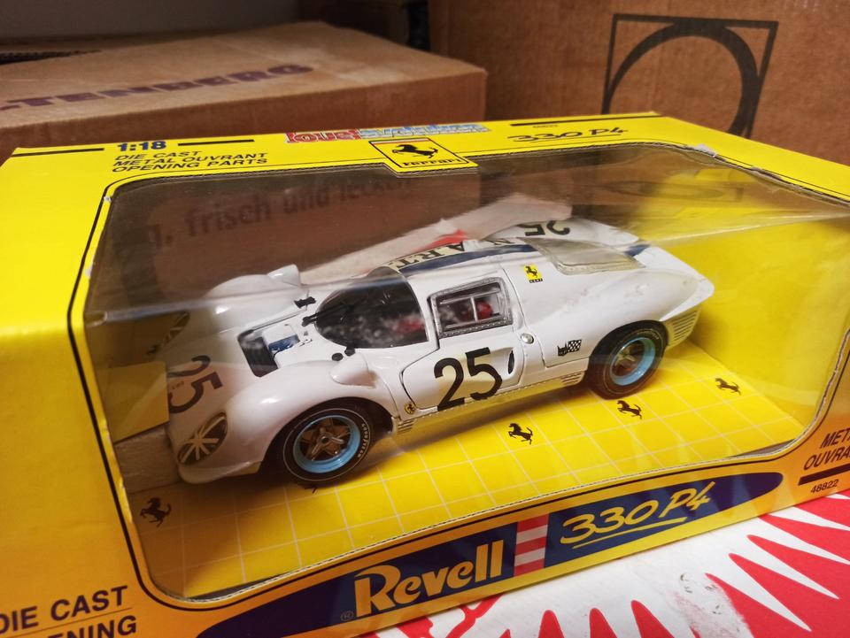 REVELL Ferrari 412P NART-nr 25- 1/18  SELTEN!(im falschen Karton) in Rain Lech