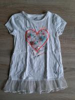 T-Shirt Herz mit Pompons und Glitzer gefüllt Topolino 116 Wie NEU Brandenburg - Paulinenaue Vorschau