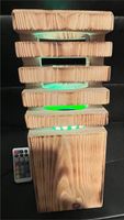 Holz Deko Lampe incl LED Chip mit Netzstecker Bayern - Johanniskirchen Vorschau