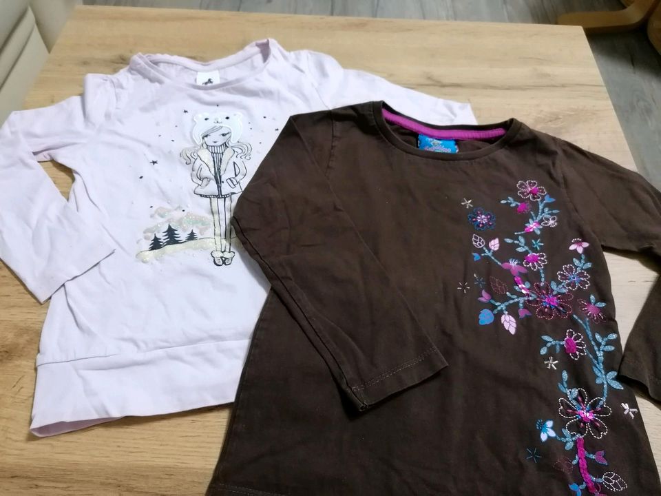 LangarmShirt Shirts 116 Palomino Topolino Blumen Mädchen in Radeberg