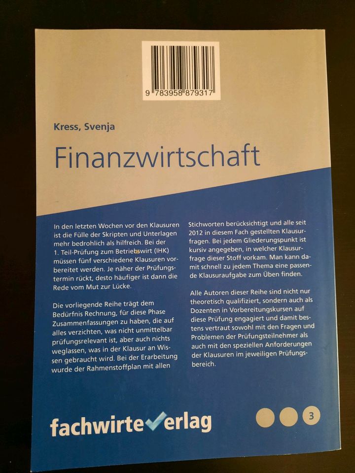 Fachbuch Betriebswirt Finanzwirtschaft in Altenstadt