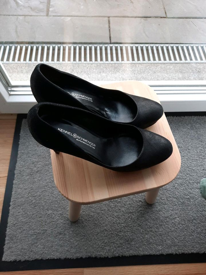 Neue Kennel & Schmenger Highheels Leder schwarz in Regensburg