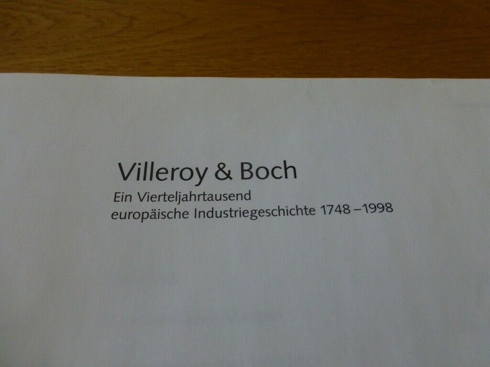 Jubiläums Band / Buch '250 Jahre Villeroy & Boch' in Wolfsburg