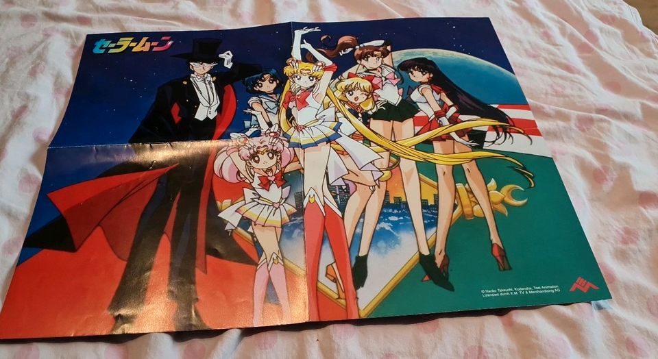 3 alte sailor moon Poster Raritäten anime manga in Krefeld