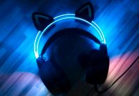 Neues Onikuma Pro Kitty Gaming Headset mit Neon röhren Baden-Württemberg - Ohlsbach Vorschau