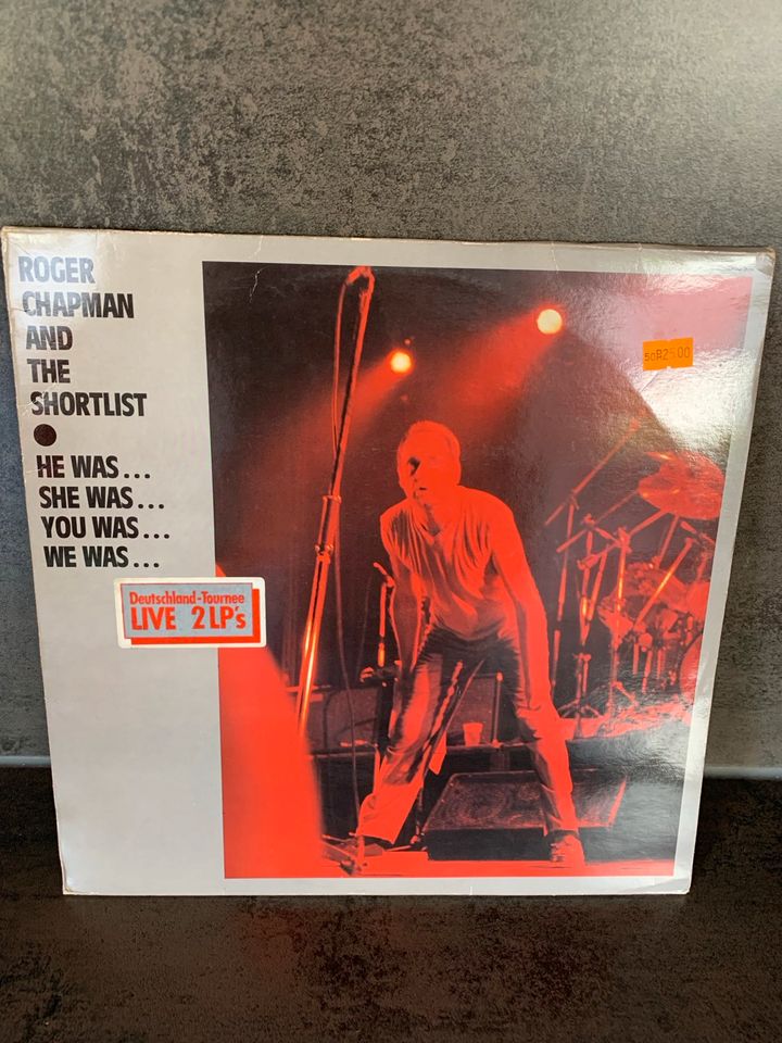 Vinyl Roger Chapman and the Shortlist,Live 2 LP's,he was..she was in Illerkirchberg