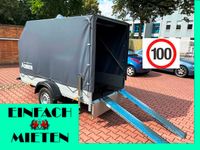 Planenanhänger mieten / Premium PKW Anhänger mit Plane Trailer Berlin - Treptow Vorschau