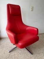 Vitra Repos Sessel, Relaxsessel, Leder rot, NP 5.190 Hessen - Wiesbaden Vorschau