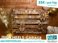 High Heels-Garage Hochzeit Geburtstag Party Dekoverleih mieten Nordrhein-Westfalen - Leopoldshöhe Vorschau