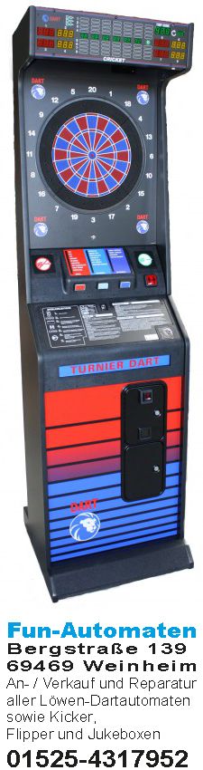 Löwen Dartautomaten - ab 1099 € - Generalüberholt in Weinheim