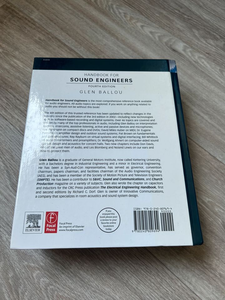 Glen M. Ballou - Handbook for Sound Engineers - 4th ed. Edition in Strausberg