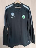 Nike Trainingsjacke VfL Wolfsburg Gr. XL grau Sachsen - Plauen Vorschau