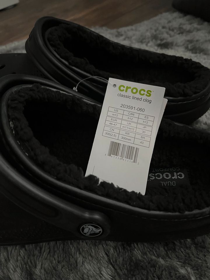 Crocs Schuhe schwarz Unisex Grösse 46-47 neu in Rüsselsheim