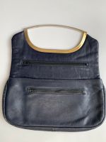Vintage Selten Damen Leder Handtasche Clutch in blau Köln - Blumenberg Vorschau