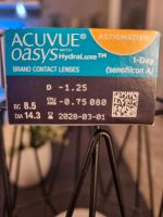 Tageslinsen Acuvue Oasys -1,25 Schleswig-Holstein - Raisdorf Vorschau