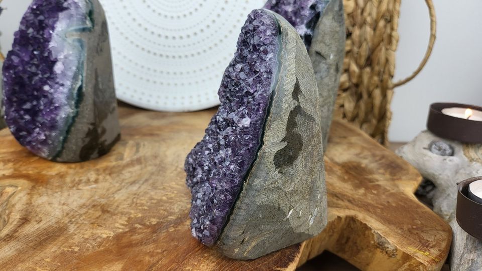 Amethystdruse Amethyst Druse Cluster Stufe Achat Quarz Heilsteine in Minden