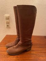 Leder-Stiefel braun leicht gefüttert 39 Leder Nordrhein-Westfalen - Neuss Vorschau