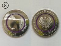 5 Euro 2021 polare Zone D, G violetter Ring 6,50€ Dresden - Pieschen Vorschau