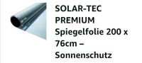 3 Rollen SOLAR-TEC Premium Spiegelfolie 200 x 76cm Nordrhein-Westfalen - Alsdorf Vorschau