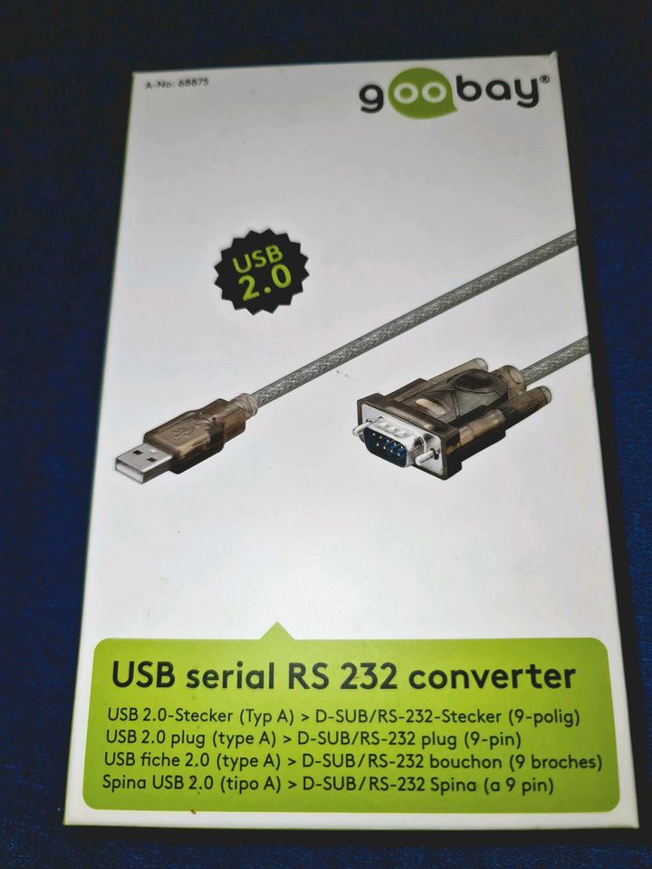 USB serial RS242 converter in Schallodenbach