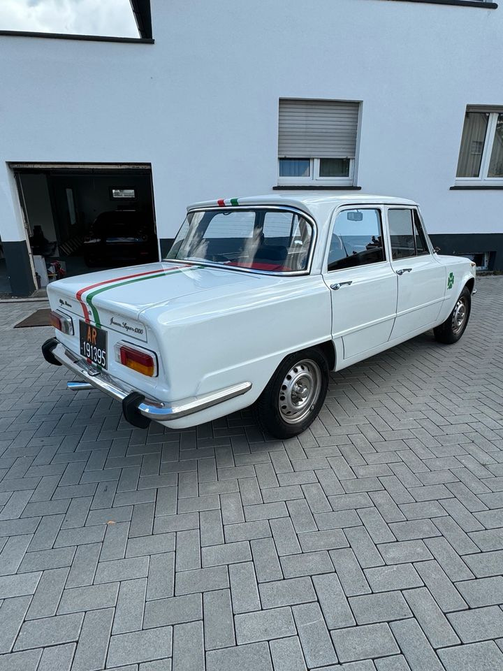 Alfa Romeo giulia super 1300 in Mannheim