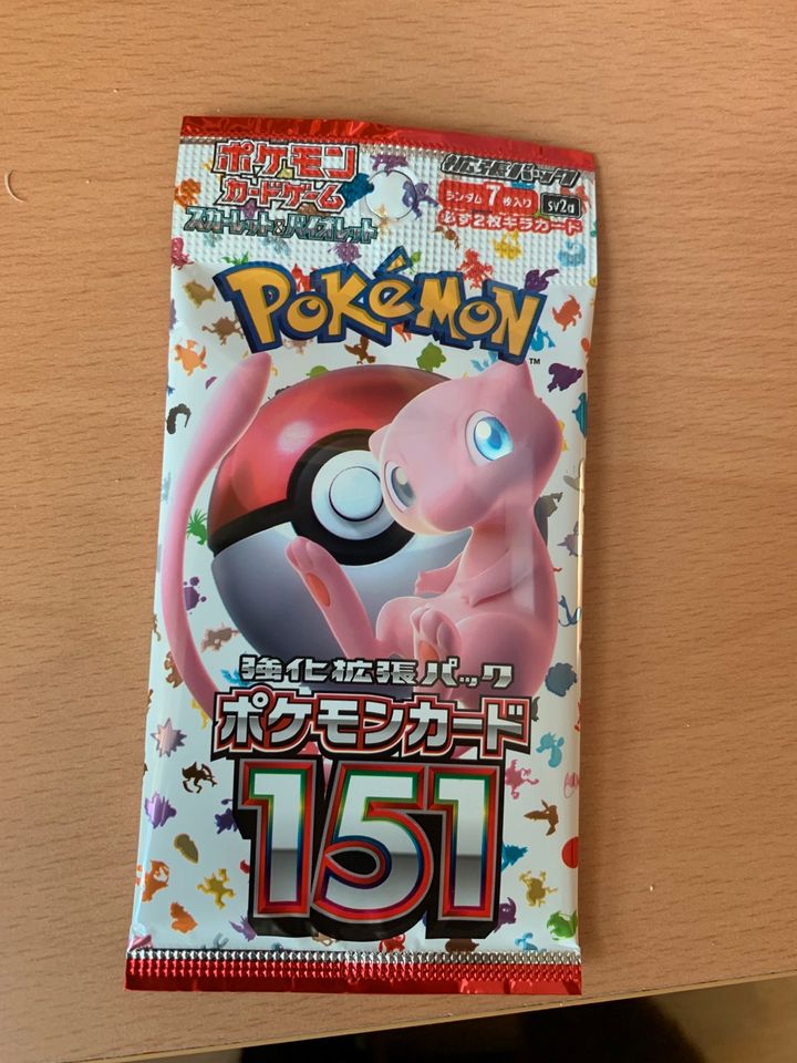 151 Pokemon Packs Japanisch in Uhldingen-Mühlhofen